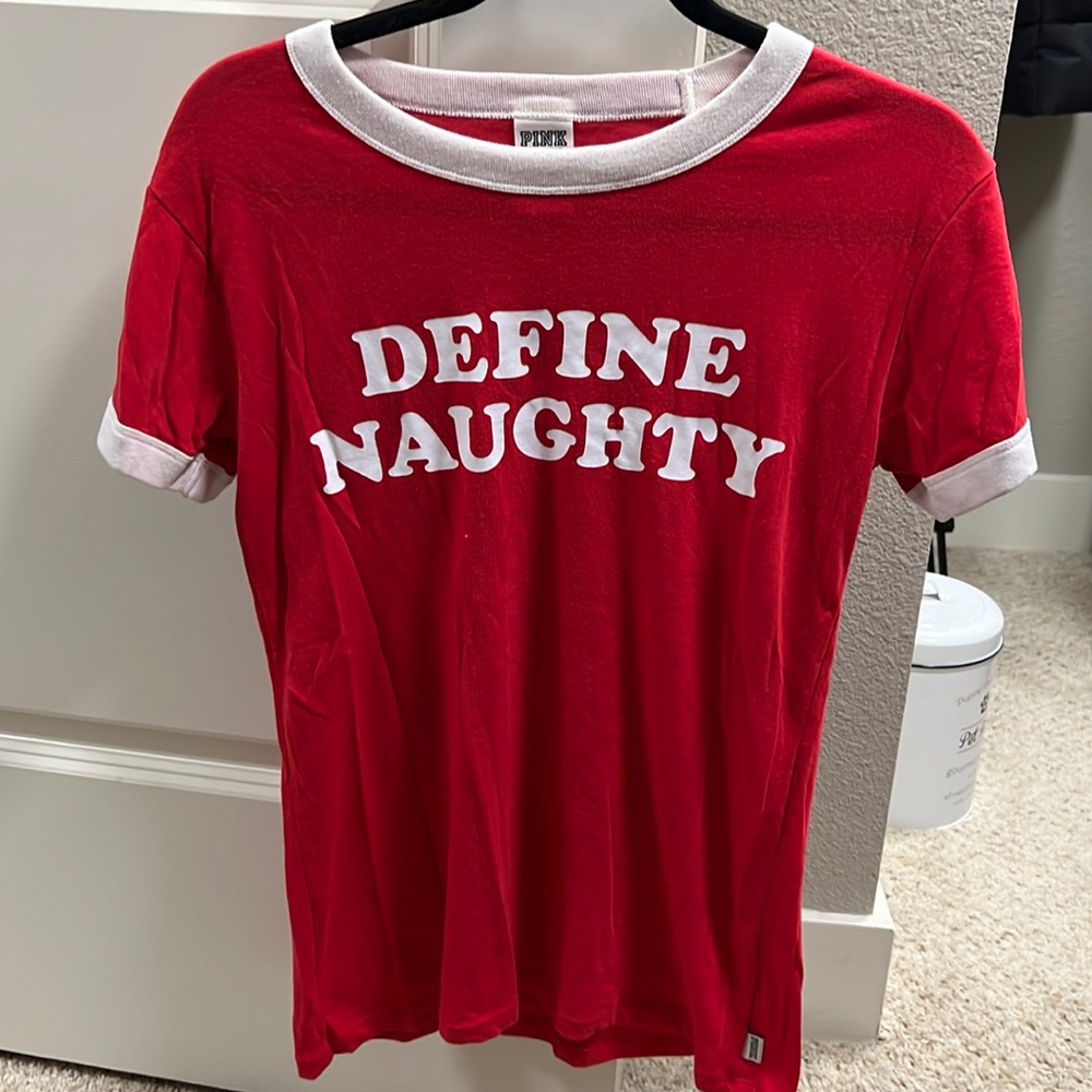 Red PINK shirt size xs